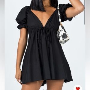 princess polly black mini dress!